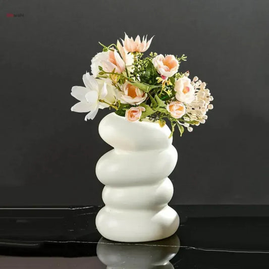 Wavy Plastic Vase