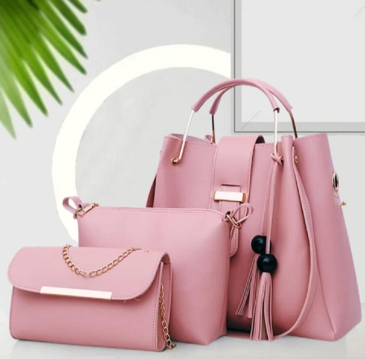 Ladies' Long Shoulder Leather Handbag