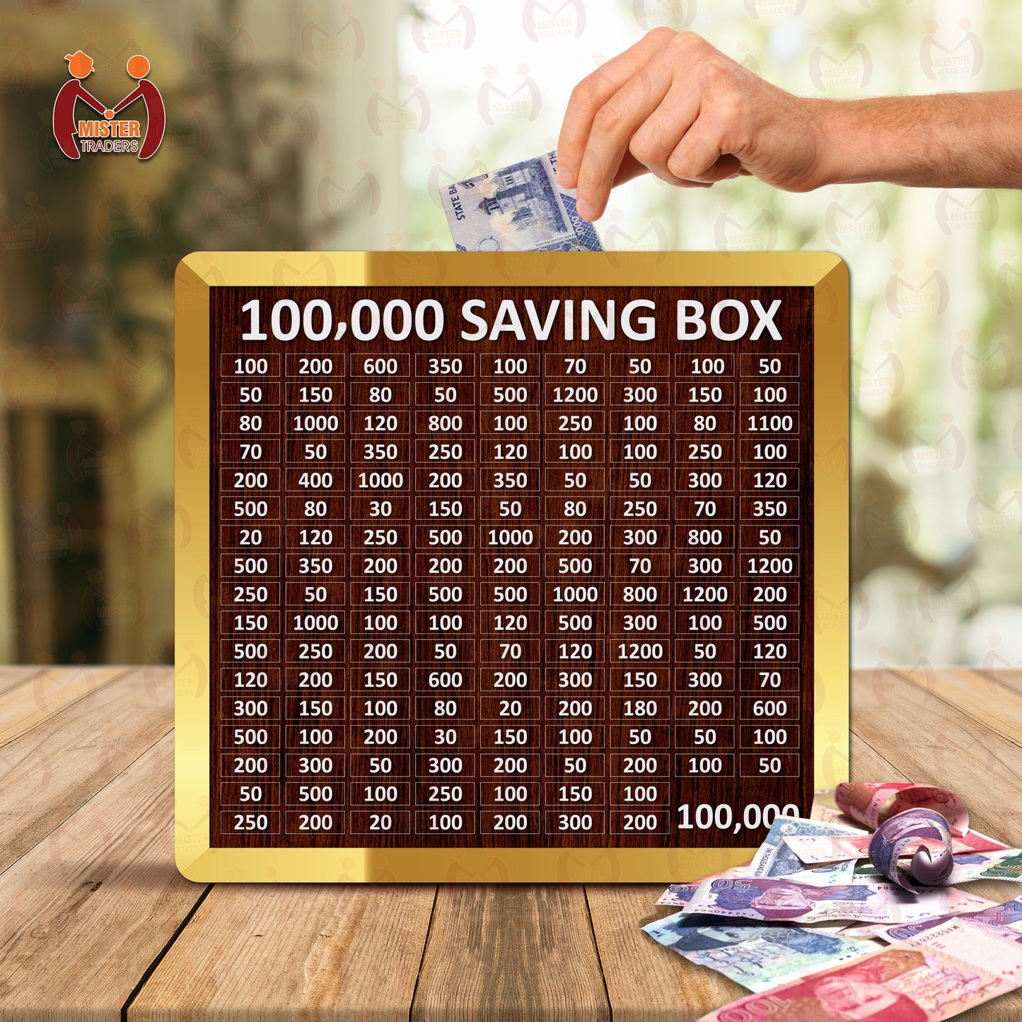 Wooden Money Saving Box