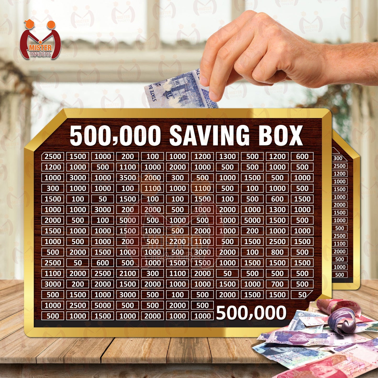 Wooden Money Saving Box